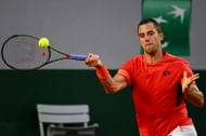 Laslo Djere at the 2023 French Open.